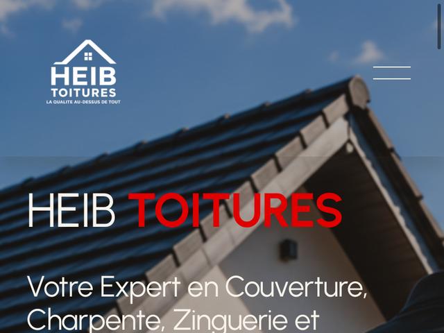 Page d'accueil de HEIB Toitures